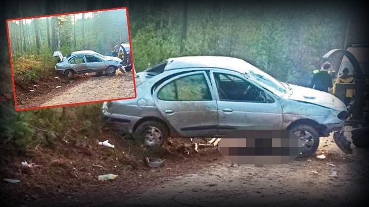 Kastamonu’da kontrolden çıkan otomobil takla attı: 1 ölü, 3 yaralı